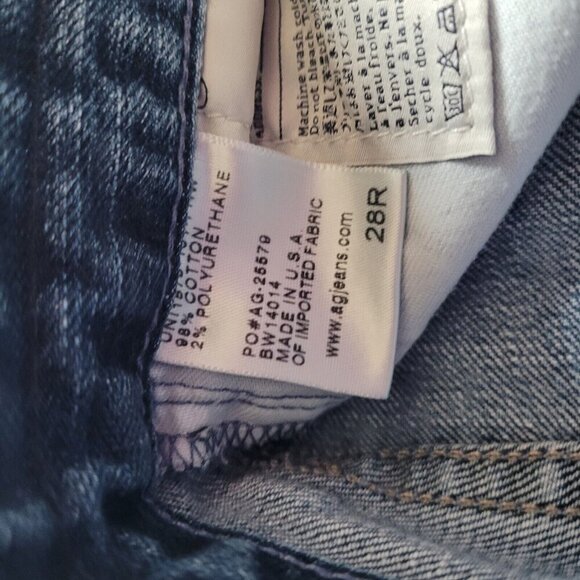 Ag Adriano Goldschmied Womens Ex Boyfriend Slouchy Slim Jean Size 28 Stretchy - Picture 4 of 10